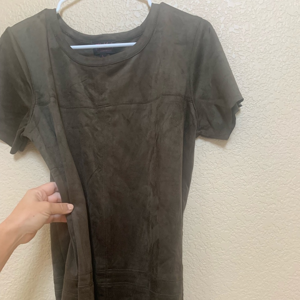 |Hot Miami Styles| NWT Faux Suede Dress